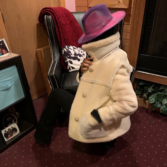 🛑✋🏾NWT Coach shearling coat - Picture 5 of 10